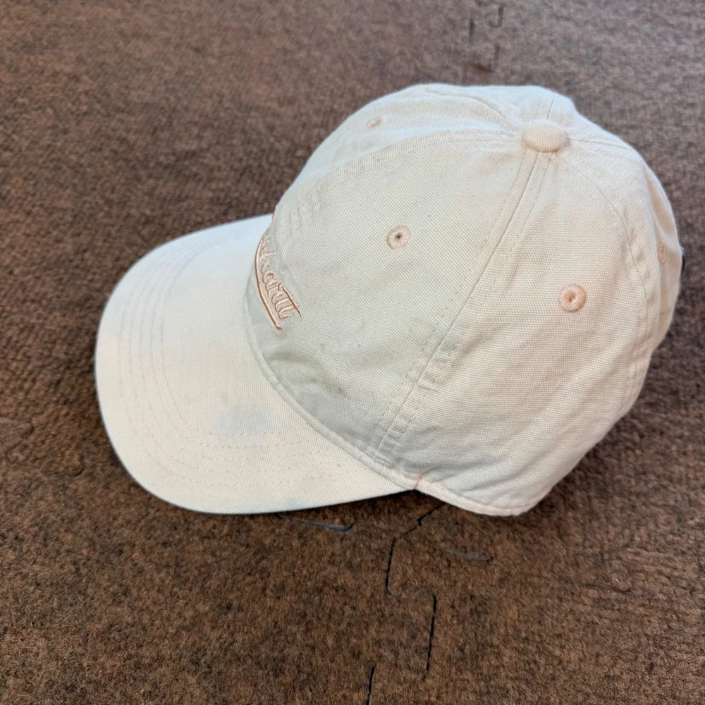 Carhartt Canvas Script Graphic Cap Peach Pink Hat AH5247-W Adjustable Strapback